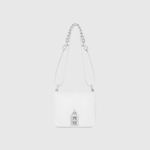 NWT Rebecca Minkoff Love Too Small Square Lizard Embossed Leather Crossb… - Picture 3 of 7